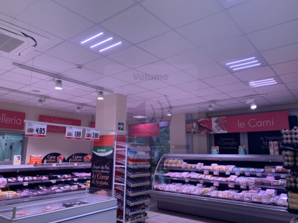 illuminazione led supermercati