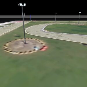 progetto illuminotecnico di una pista di go-kart
